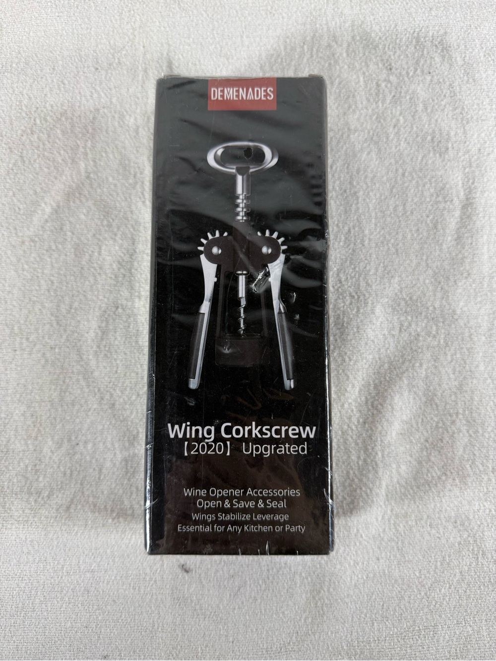 Demenades 2020 Upgrated Silver Wing Corkscrew - Lever Wine Opener